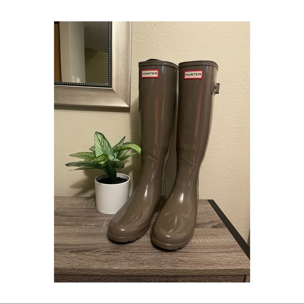 Tall Hunter Boots.
